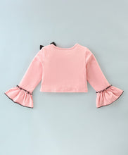 Load image into Gallery viewer, Solid Frilled Top Floral Palazzo Set