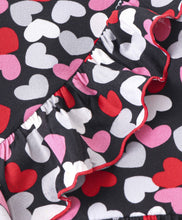 Load image into Gallery viewer, Hearts Front Frilled Top Leggings Set