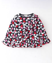 Load image into Gallery viewer, Hearts Front Frilled Top Leggings Set