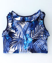 Load image into Gallery viewer, Leaves Printed Frilled Top Flapped Short Set