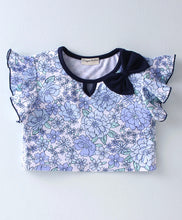 Load image into Gallery viewer, Floral Printed Frilled Top and Short Set