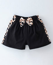 Load image into Gallery viewer, Animal Print Color Block Top Short Set