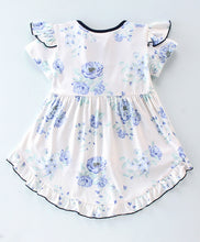 Load image into Gallery viewer, Floral Frilled High Low Top Short Set
