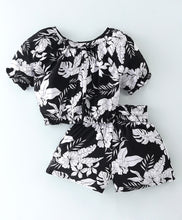 Load image into Gallery viewer, Floral Top with Short Set
