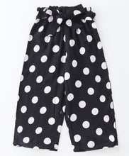 Load image into Gallery viewer, Solid Frilled Top Polka Dots Palazzo Set