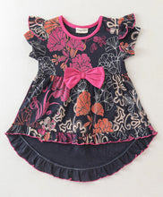 Load image into Gallery viewer, Floral Frilled High Low Top Short Set
