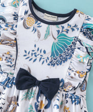 Load image into Gallery viewer, Floral Frilled Top and Short Set