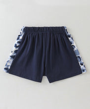 Load image into Gallery viewer, Animal Print Color Block Crop Top Short Set