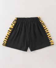 Load image into Gallery viewer, Animal Print Color Block Crop Top Short Set
