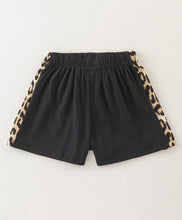 Load image into Gallery viewer, Leopard Print Color Block Crop Top Short Set
