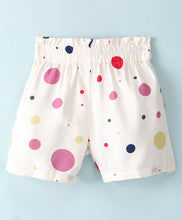 Load image into Gallery viewer, Polka Printed Belted Shorts