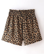 Load image into Gallery viewer, Animal Print Belted Shorts