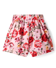Load image into Gallery viewer, Floral Printed with Bow Applique Skorts