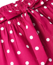 Load image into Gallery viewer, Polka Printed Bow Belt Shorts