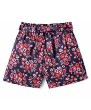 Load image into Gallery viewer, Floral Printed Bow Belt Shorts