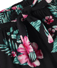 Load image into Gallery viewer, Floral Printed Bow Belt Shorts