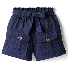 Load image into Gallery viewer, Solid Front Flap Pocket Cotton Shorts