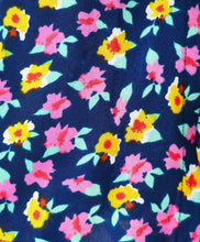 Load image into Gallery viewer, Floral Printed with Bow Applique Skorts - Navy
