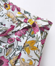 Load image into Gallery viewer, Floral Printed with Bow Applique Skorts - Offwhite