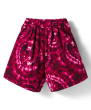 Load image into Gallery viewer, Tie and Dye Printed Bow Applique Skort