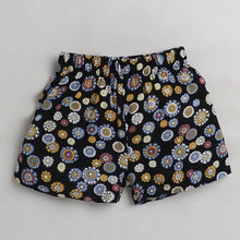 Load image into Gallery viewer, Floral Printed Short - Black