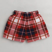 Load image into Gallery viewer, Checkered Printed Shorts