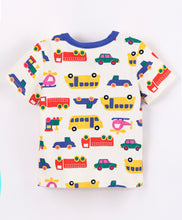 Load image into Gallery viewer, Cars Printed Half Sleeves Tshirt