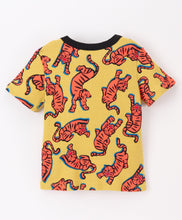 Load image into Gallery viewer, Tiger Printed Half Sleeves Tshirt