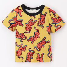 Load image into Gallery viewer, Tiger Printed Half Sleeves Tshirt