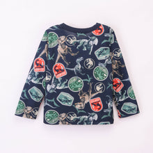 Load image into Gallery viewer, Dinosaur Printed Full Sleeves Tshirt