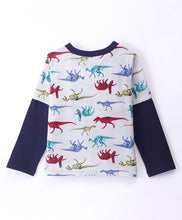Load image into Gallery viewer, Dinosaur Printed Doctor Sleeves Tshirt
