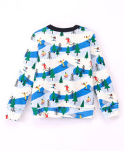 Load image into Gallery viewer, Skiing Printed Full Sleeves Sweatshirt