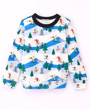Load image into Gallery viewer, Skiing Printed Full Sleeves Sweatshirt