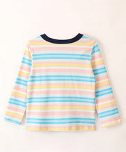 Load image into Gallery viewer, Stripes Printed Full Sleeves Tshirt