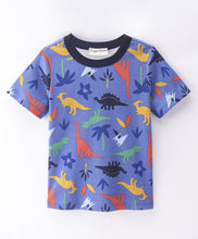 Load image into Gallery viewer, Dinosaur Printed Half Sleeves Tshirt
