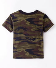 Load image into Gallery viewer, Camouflage Printed Half Sleeves Tshirt