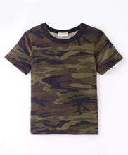 Load image into Gallery viewer, Camouflage Printed Half Sleeves Tshirt
