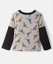 Load image into Gallery viewer, Dinosaur Printed Doctor Sleeves Tshirt
