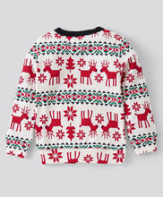 Load image into Gallery viewer, Jacquard Reindeer Printed Full Sleeves Tshirt