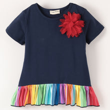 Load image into Gallery viewer, Solid with Bottom Frilled Half Sleeves Top