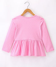 Load image into Gallery viewer, Polka Dots Frilled Full Sleeves Top