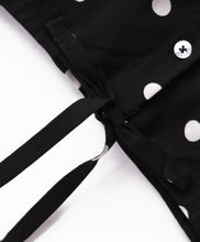 Load image into Gallery viewer, Polka Printed Half Sleeves Crop Shirt