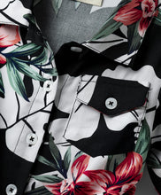 Load image into Gallery viewer, Floral Printed Half Sleeves Crop Shirt