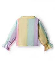 Load image into Gallery viewer, Ombre Printed Frilled Full Sleeves Top