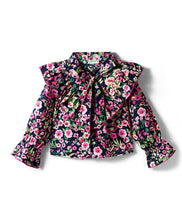 Load image into Gallery viewer, Floral Printed Cotton Frilled Full Sleeves Top