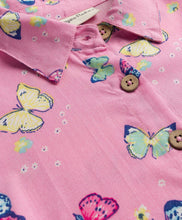 Load image into Gallery viewer, Butterfly Printed Collar Neck Full Sleeves Top