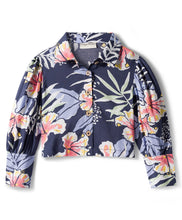 Load image into Gallery viewer, Floral Printed Collar Neck Full Sleeves Top