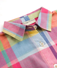 Load image into Gallery viewer, Checkered Printed Short Sleeves Cotton Top