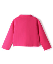 Load image into Gallery viewer, Waffle Knit Full Sleeves Solid Jacket Styled Top