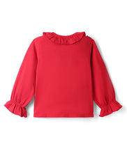 Load image into Gallery viewer, Cotton Knit Frilled Full Sleeves Top